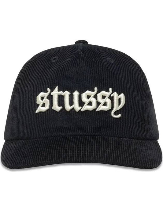 Corduroy OE Black - STUSSY - BALAAN 1