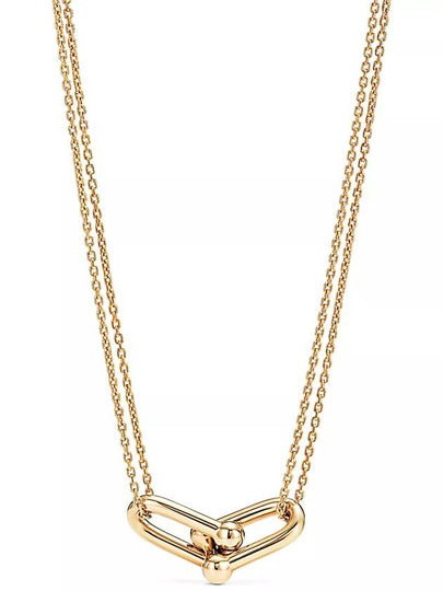 Tiffany Hardware Large Double Link Pendant Yellow Gold - TIFFANY & CO. - BALAAN 2