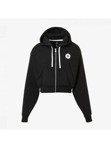 Retro Chuck Zip-Up Hoodie Black - CONVERSE - BALAAN 1