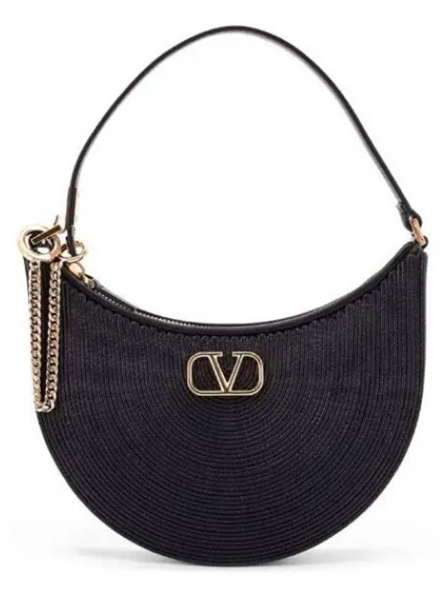 5W0P0W19 GPY 0NO 5W2P0W19 V logo signature lambskin mini hobo bag - VALENTINO - BALAAN 1