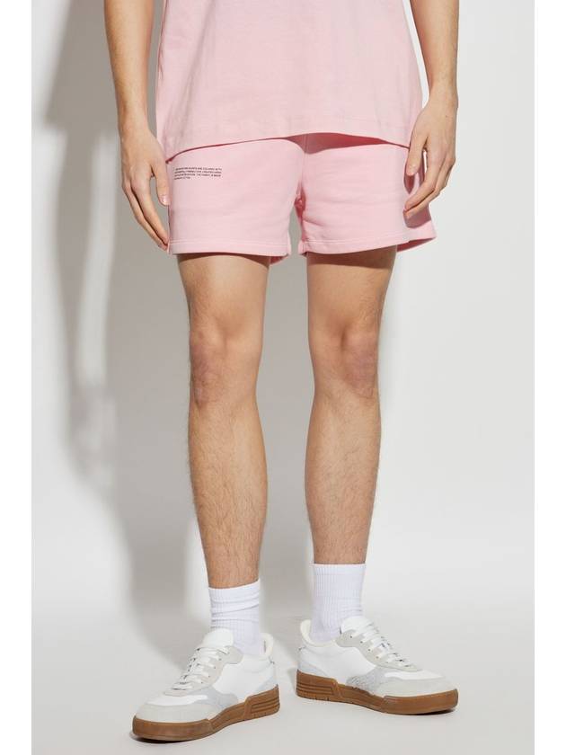 Pangaia Logo Shorts, Unisex, Pink - PANGAIA - BALAAN 5