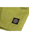 Men's Logo Patch Nylon Metal Swim Shorts Yellow - STONE ISLAND - BALAAN 7