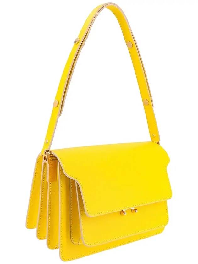 Trunk Medium Shoulder Bag Yellow - MARNI - BALAAN 4