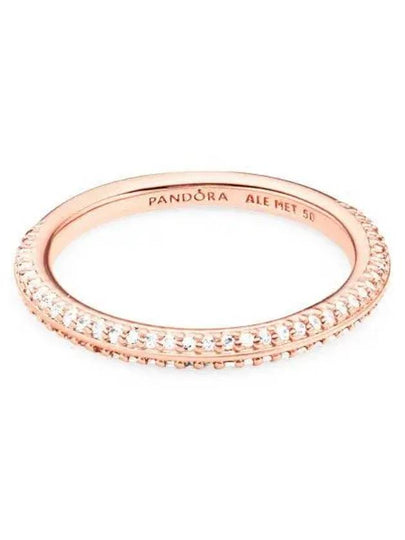 Me Pave Ring Rose Gold - PANDORA - BALAAN 2