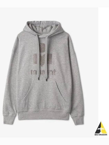 Mansell Logo Hoodie Gray SW0001FAA1M77E02GY - ISABEL MARANT - BALAAN 1