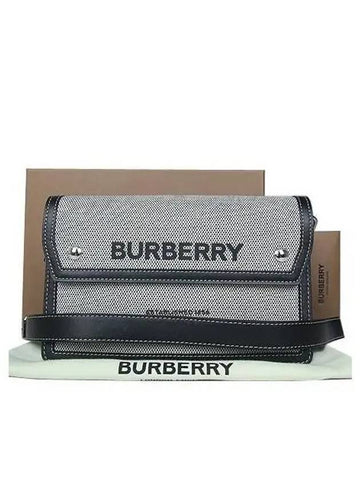 80383301 Horseferry print canvas leather cross bag - BURBERRY - BALAAN 1