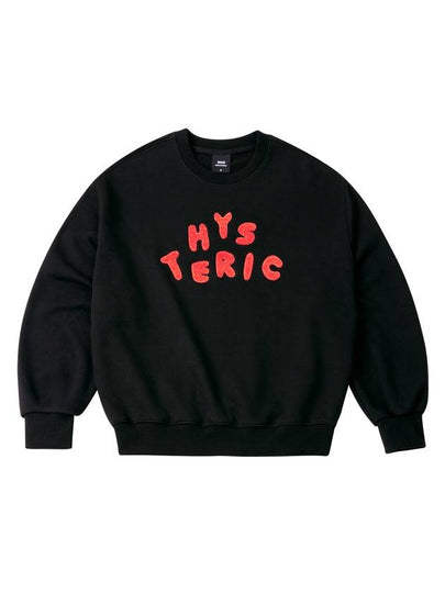 Hysteric Boucle Balloon Over Sweatshirt Black - MOO - BALAAN 2