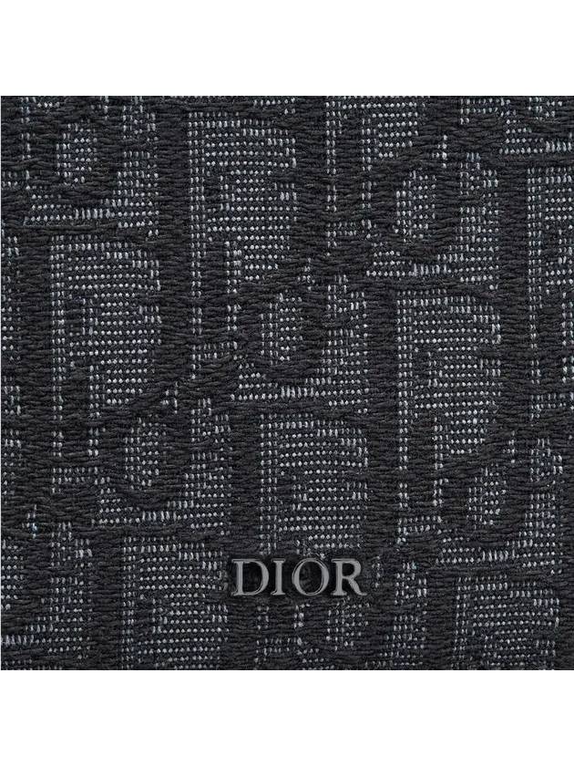 Wallet Black  Oblique Jacquard - DIOR - BALAAN 6