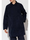 Hyper Dense Nylon Raso Logo Patch Jacket Navy - STONE ISLAND - BALAAN 4