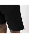 Men's Logo Drawstring Waist Track Shorts Black - A.P.C. - BALAAN 6