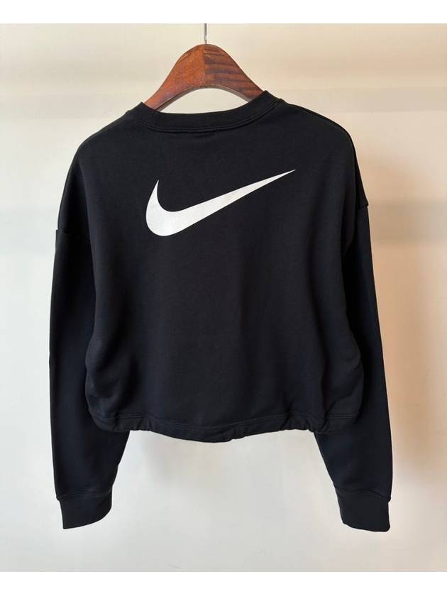 Crop Sweatshirt CJ3767 010 Black WOMENS L XL Asian Fit - NIKE - BALAAN 3