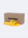 Men’s Icon Slippers Yellow - DSQUARED2 - BALAAN.