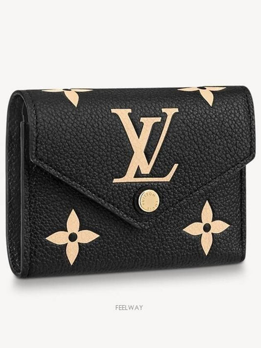 Victorine Monogram Half Wallet Black - LOUIS VUITTON - BALAAN 2