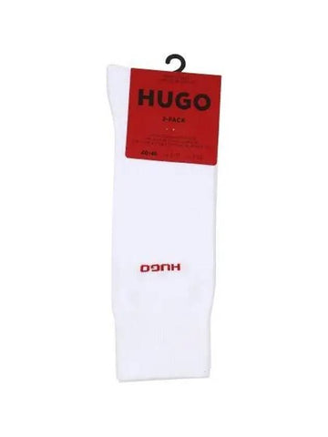 HUGO red logo cotton socks 2 sets 50469638 100 - HUGO BOSS - BALAAN 1