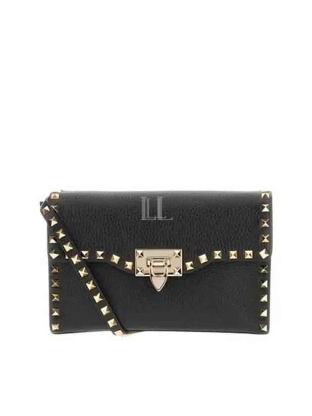 Rockstud Shoulder Bag Black - VALENTINO - BALAAN 2