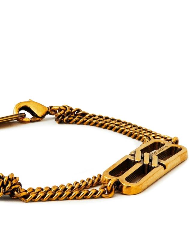 BB Icon Logo Tangled Bracelet - BALENCIAGA - BALAAN 3