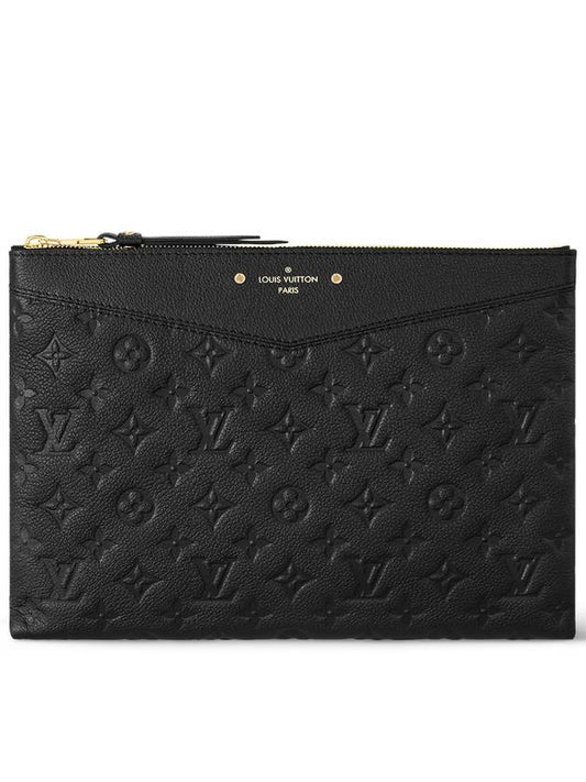 Monogram Daily Empreinte Pouch Bag Black - LOUIS VUITTON - BALAAN 2