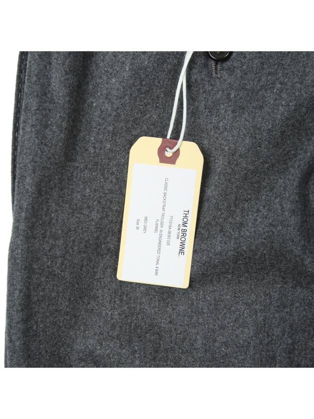 Wool Cashmere 4 Bar Classic Backstrap - THOM BROWNE - BALAAN 9