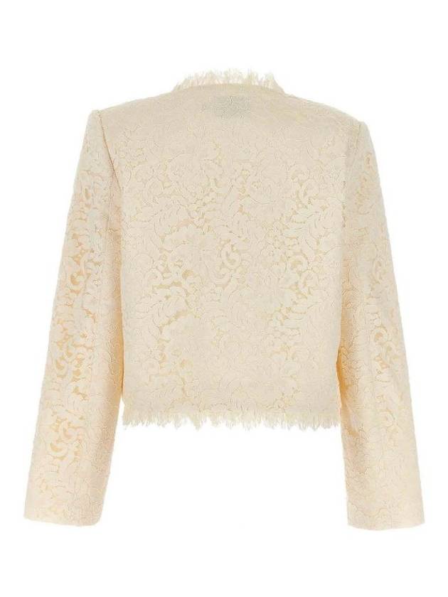 Women's Cord Lace Jacket Cream - SELF PORTRAIT - BALAAN 5