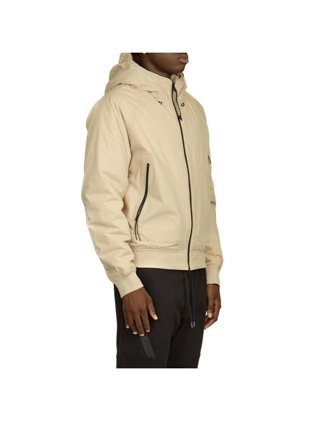 Pro-Tech Ribbed Hooded Jacket Beige - CP COMPANY - BALAAN 3