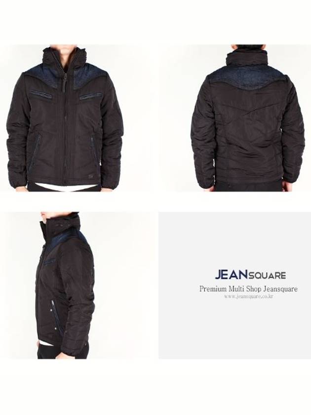 Men WENNO Down Jacket Black 900 - DIESEL - BALAAN 5