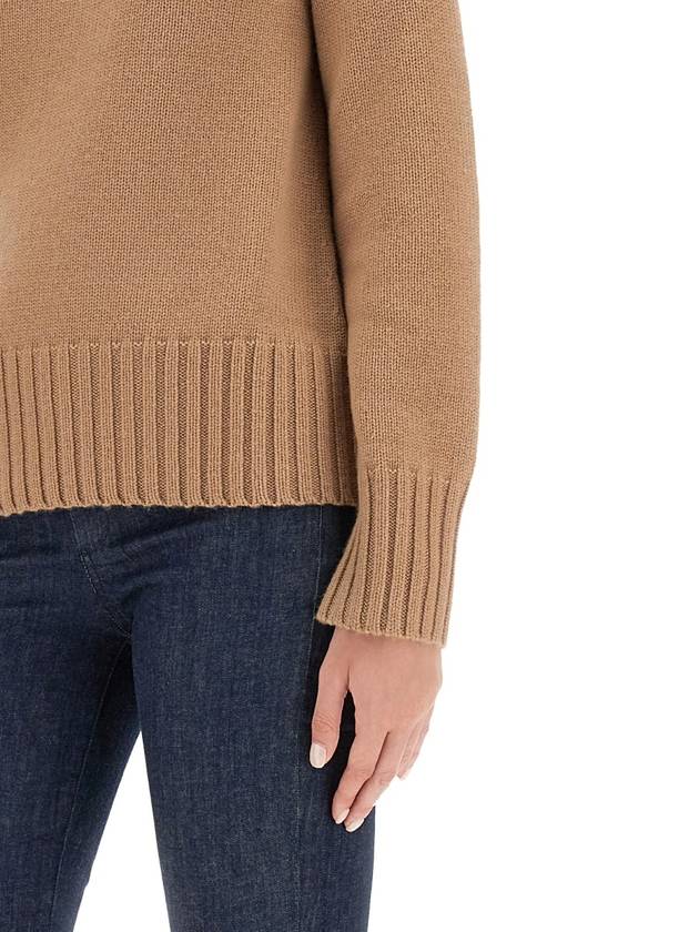 Mantova Wool Knit Top Sweater Camel - S MAX MARA - BALAAN 5