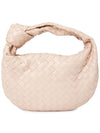 Teen Jodie Intrecciato Leather Tote Bag Pink - BOTTEGA VENETA - BALAAN 2