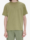 Men's Kyle Logo Print Cotton Jersey Short Sleeve T-Shirt Green - A.P.C. - BALAAN 3