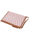 Logo Clutch Bag Pink - LANVIN - BALAAN 5