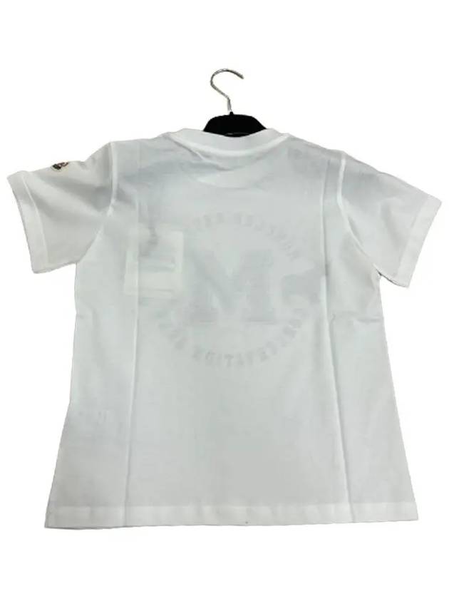 Kids Cotton Short Sleeve T Shirt 8C0001183907 002 - MONCLER - BALAAN 3