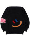 LaLa Shawl Knit Top Black - LALA SMILE - BALAAN 3