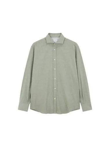 Sseudday 10 epoint Men s Soft Cotton Basic Fit Shirt Green 271748 - BRUNELLO CUCINELLI - BALAAN 1