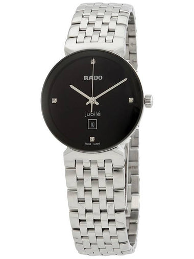 Rado Florence Quartz Diamond Black Dial Ladies Watch R48913713 - RADO - BALAAN 1