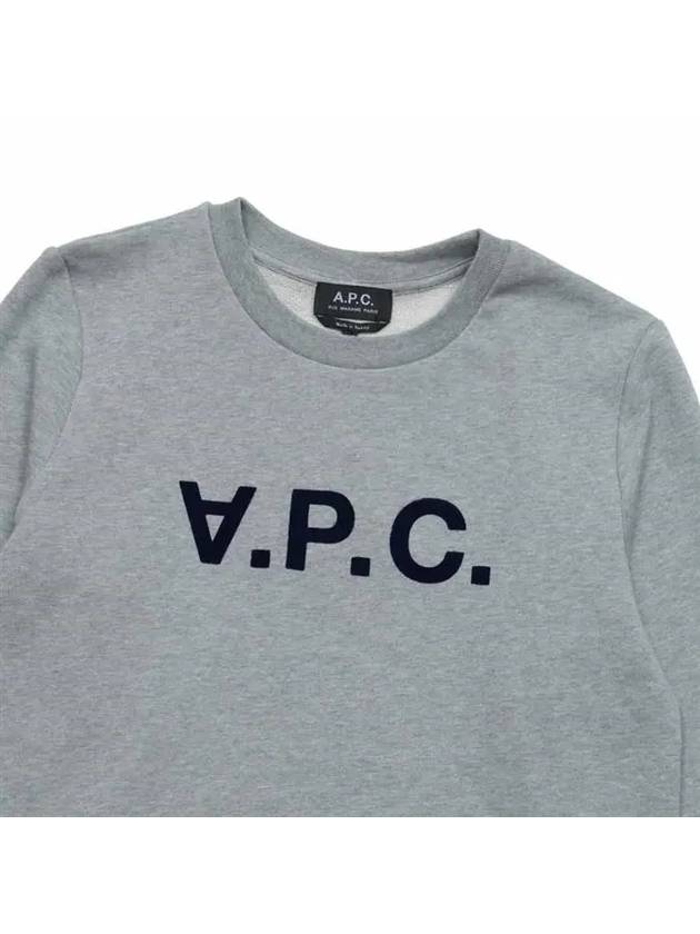 VPC Logo Crew Neck Sweatshirt Grey - A.P.C. - BALAAN 4