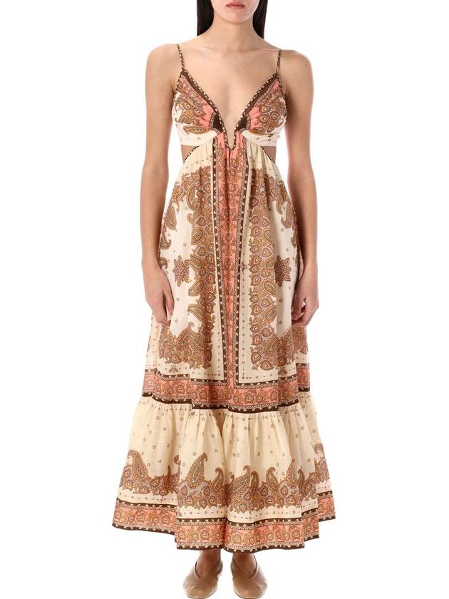 Zimmermann Maxine Plunge Maxi Dress - ZIMMERMANN - BALAAN 1