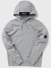 Lens Wappen Pocket Hoodie Grey - CP COMPANY - BALAAN 2