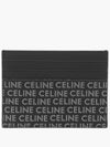 Lettering Logo Card Wallet Black - CELINE - BALAAN 3