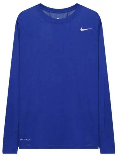 Men's Team Legend Dri Fit Long Sleeve T-Shirt Royal Blue - NIKE - BALAAN 2