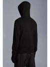 Men's Logo Hooded Zip-Up Black - MONCLER - BALAAN 4