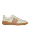 Upvillage Calfskin Low Top Sneakers Cream - VALENTINO - BALAAN 1