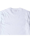 Logo Print Short Sleeve T-shirt White - DIESEL - BALAAN.
