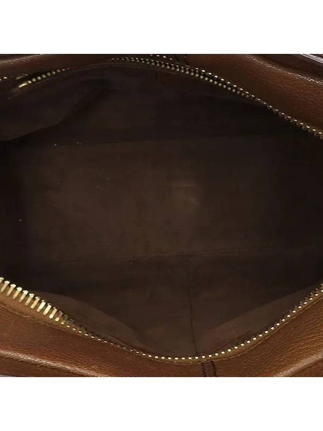 Brown leather tote bag - TOM FORD - BALAAN 4