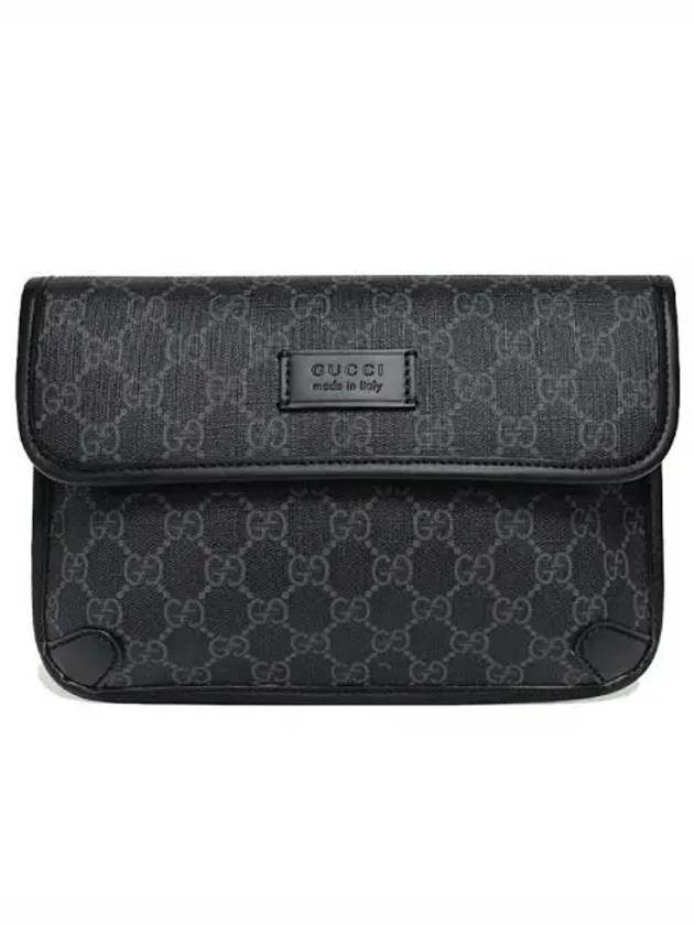 GG Supreme Belt Bag Black - GUCCI - BALAAN 2