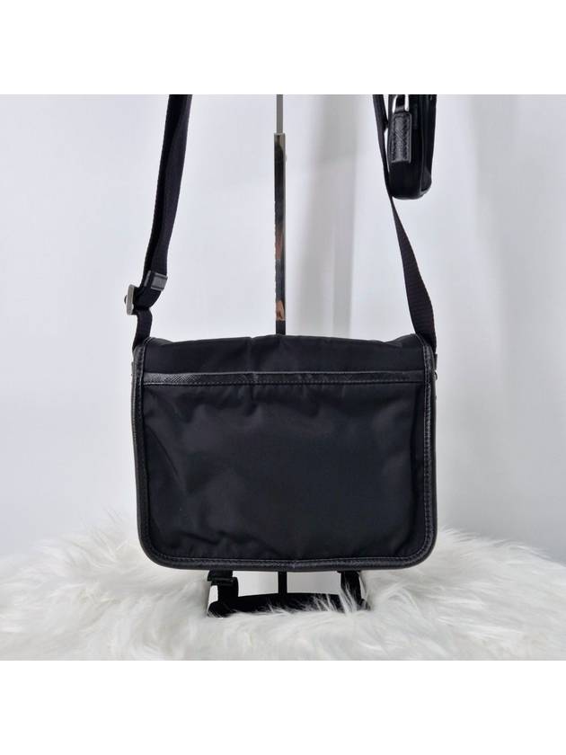 Re nylon triangle logo men s cross bag shoulder black - PRADA - BALAAN 3