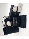 Boy Small Flap Wallet Caviar Leather & Ruthenium Black - CHANEL - BALAAN 2