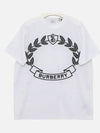 Women's Oak Leaf Crest Oversized Cotton Short Sleeve T-Shirt White - BURBERRY - BALAAN 2