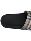 Check Furley Slippers Beige - BURBERRY - BALAAN 9