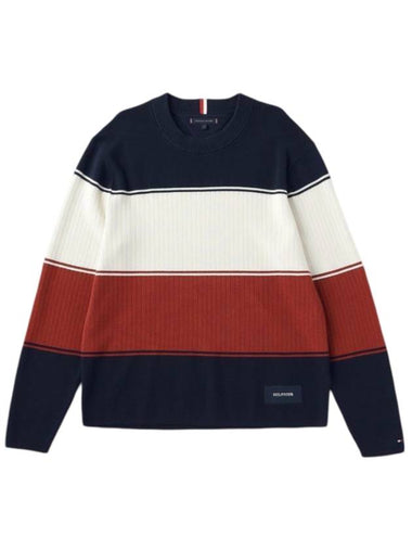 Mixed Color Block Knit Top - TOMMY HILFIGER - BALAAN 1