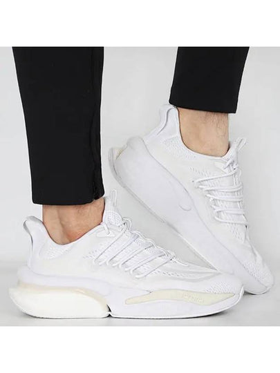 Alpha Boost V1 Low Top Sneakers White - ADIDAS - BALAAN 2