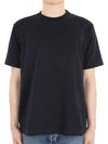 Cotton Short Sleeve T-Shirt Navy - BOTTEGA VENETA - BALAAN 3